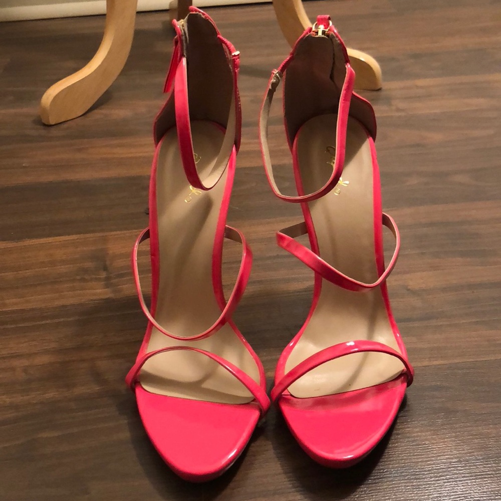 Pink Strappy Heel